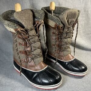 Dream Paris Monte Winter Boots For Women Size 8 Water Resistant Mid Calf